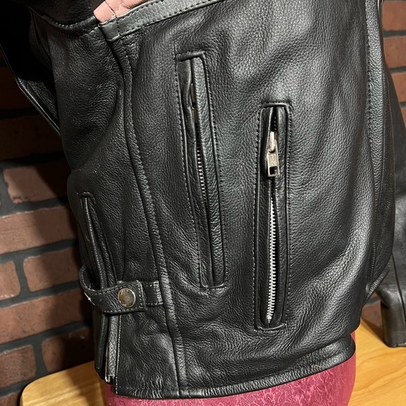 Vintage Unik Genuine Leather Coat - Picture 10 of 16